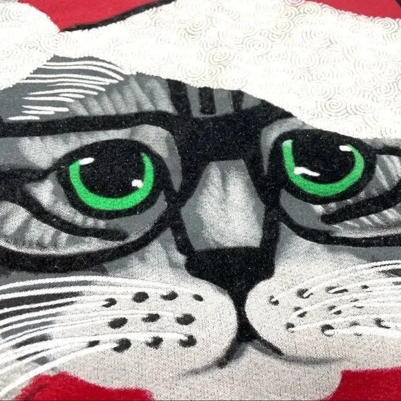 Santa Cat Ugly Christmas Sweater - Picture 4 of 8
